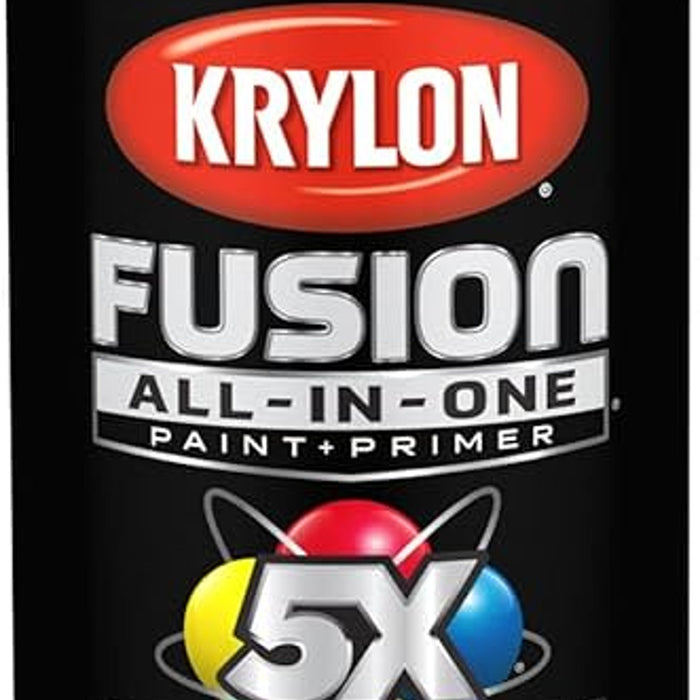 Krylon Fusion AllInOne Satin White Spray Paint, 12 Oz