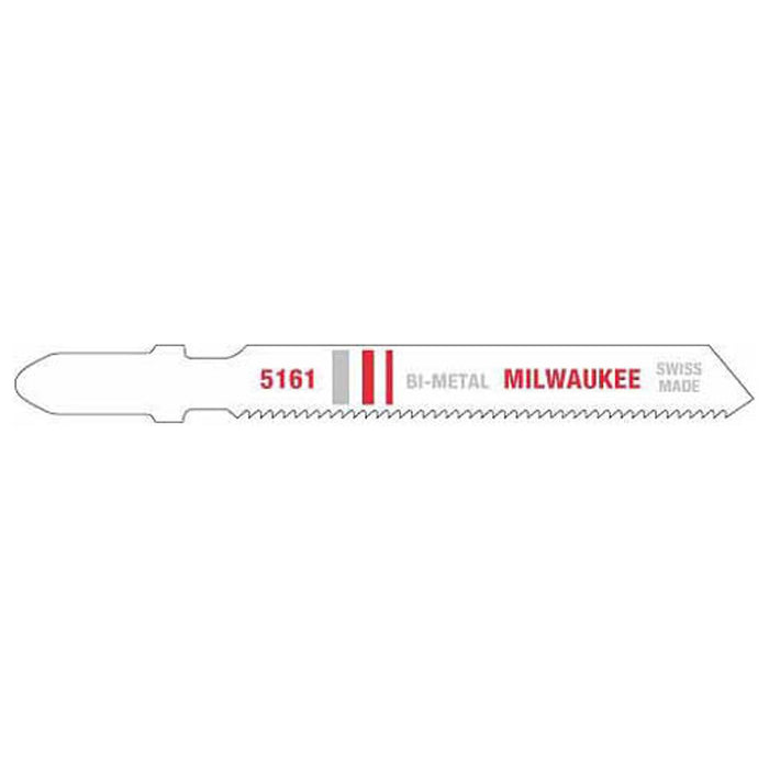 Milwaukee 3" Jig Saw Blades 24TPI Bi-Metal, 5 Pack