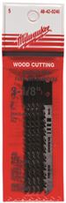 Milwaukee 4" 10TPI Jig Saw Blades, Pack of 5