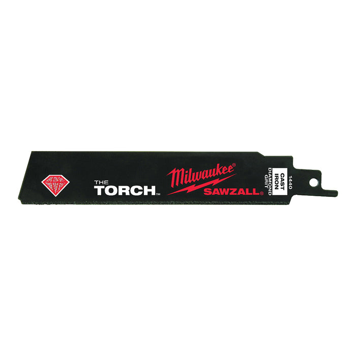 Milwaukee 6" Diamond Grit TORCH SAWZALL Blade 1ct