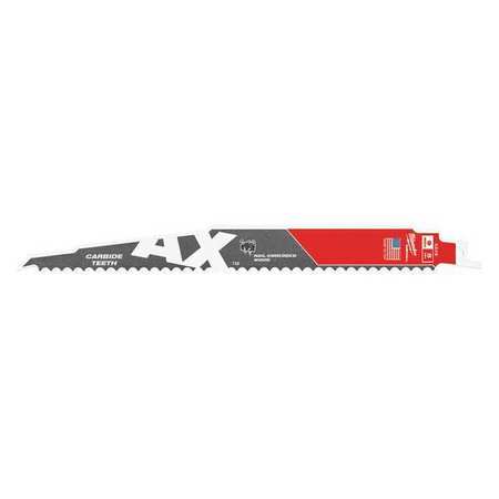 Milwaukee 9" SAWZALL Blade 5T Carbide Teeth for Boats