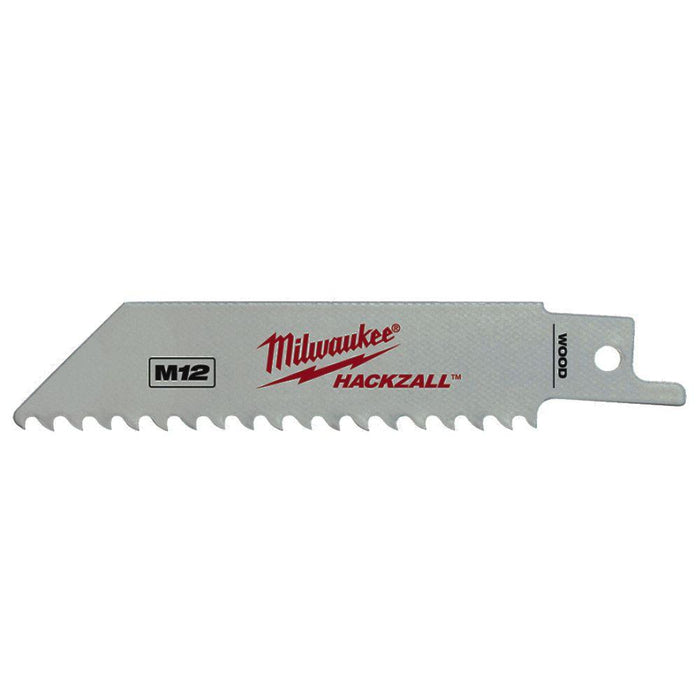 MILWAUKEE TOOL M12 Hackzall 4-Inch Wood Blade, Pack of 5