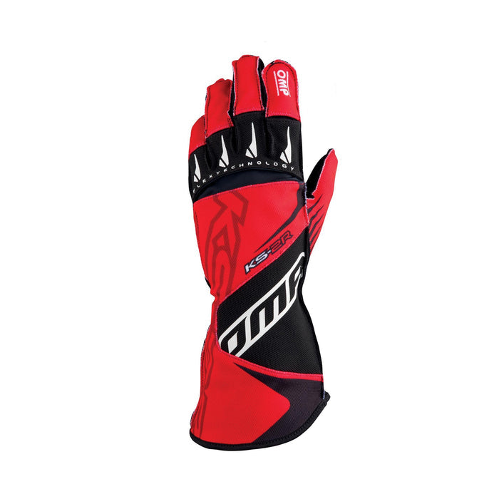 OMP KS - 2R Go - Kart Racing Gloves - Youth / Kids Sizes - Fast Racer