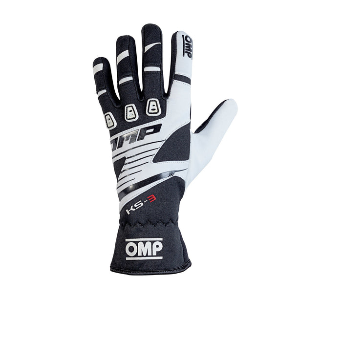 OMP KS - 3 Kart Gloves - Youth / Kids Sizes - Fast Racer