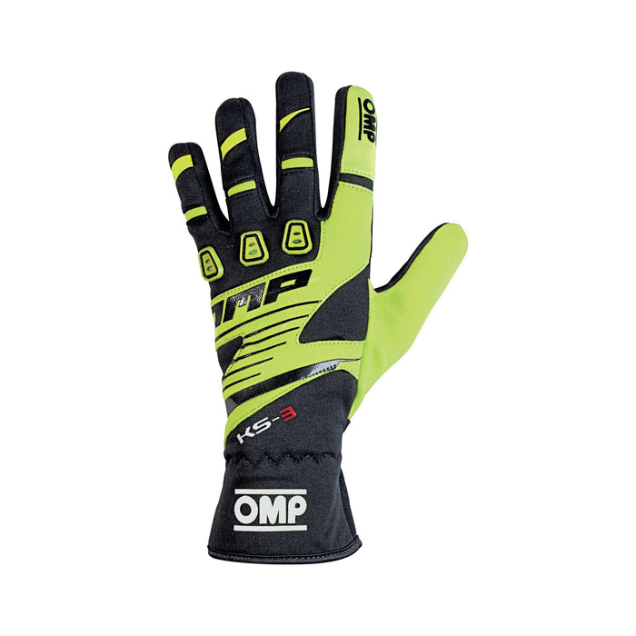 OMP KS - 3 Kart Gloves - Youth / Kids Sizes - Fast Racer