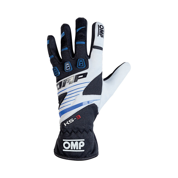 OMP KS - 3 Kart Gloves - Youth / Kids Sizes - Fast Racer