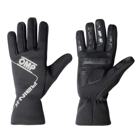 OMP RAIN K Wet Weather Kart Gloves - Youth / Kids Sizes - Fast Racer