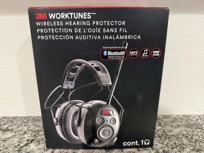 PELTOR WorkTunes Hearing Protector Digital Tuning Size 3 Yellow/Black