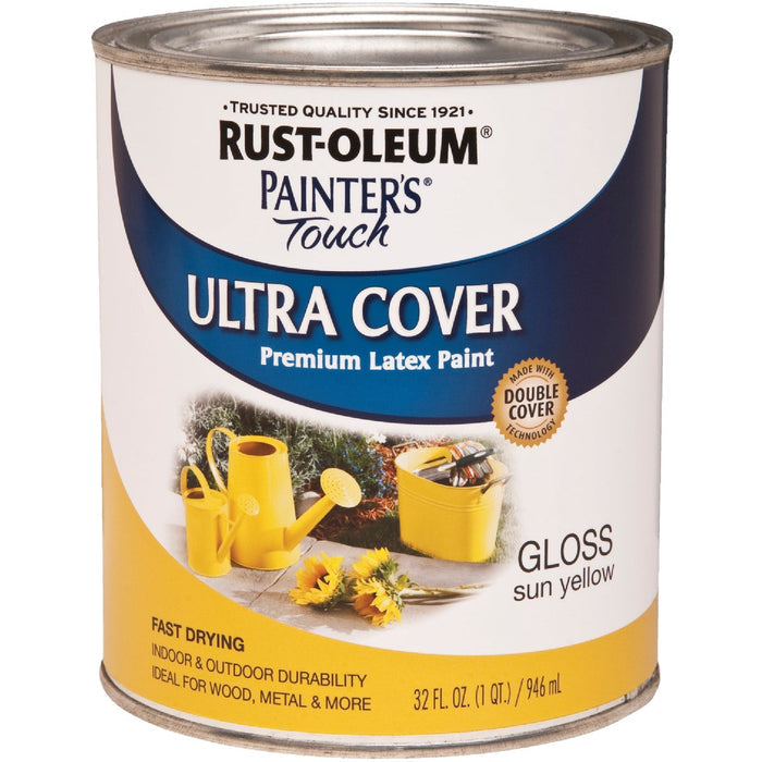 RUST-OLEUM Painters Touch 2X Gloss Sun Yellow 1 Qt
