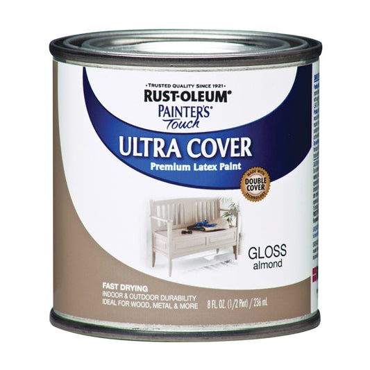 Rust-Oleum Painter's Touch Almond Multi-Purpose Paint, 1/2 Pint,