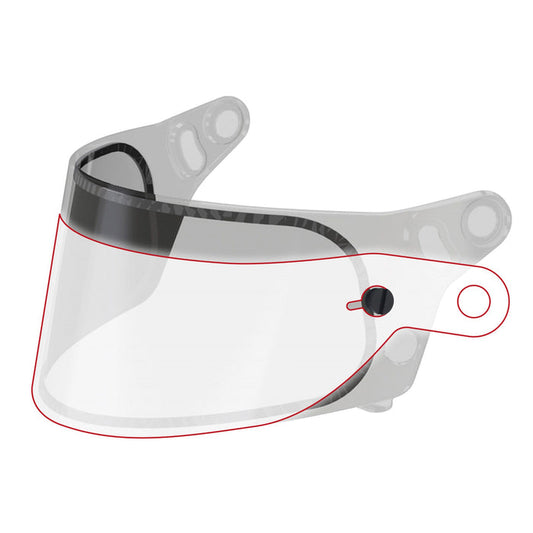 SE03/SE05 Shield Tearoffs Racing Optics X Stack (3x10) 2Mil For Bell HP5, GP3, GTX3 and B2 Apex Helmets - Fast Racer