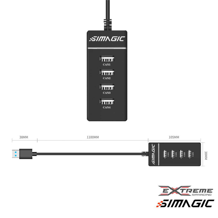 Simagic Wheelbase USB Extender - Fast Racer