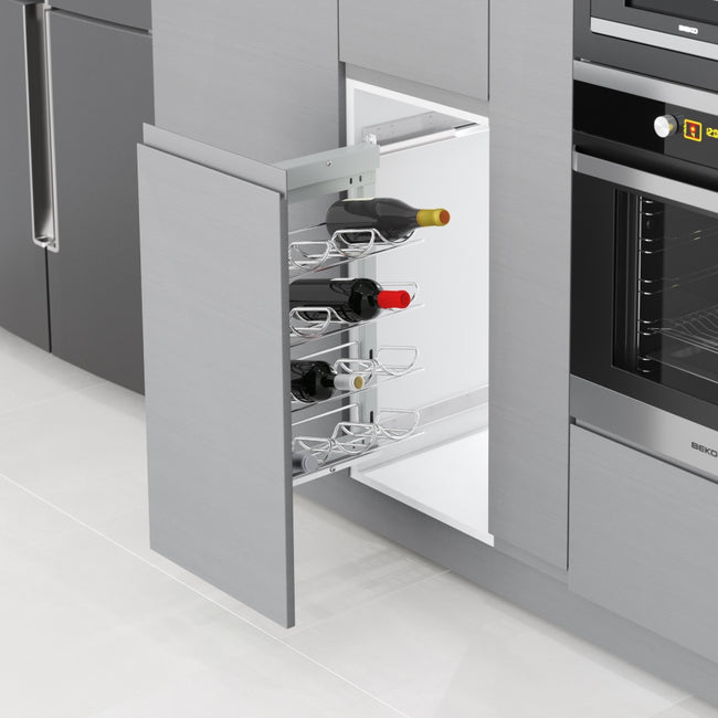 Sliding Base Cabinet Wine Bottle Holder