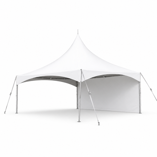 Solid Side Wall for 20' x 20' Deluxe High Peak Frame Tent - White (Each)
