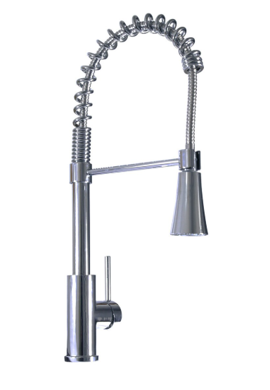 Spencer Single-Handle Kitchen Faucet in Satin Nickel