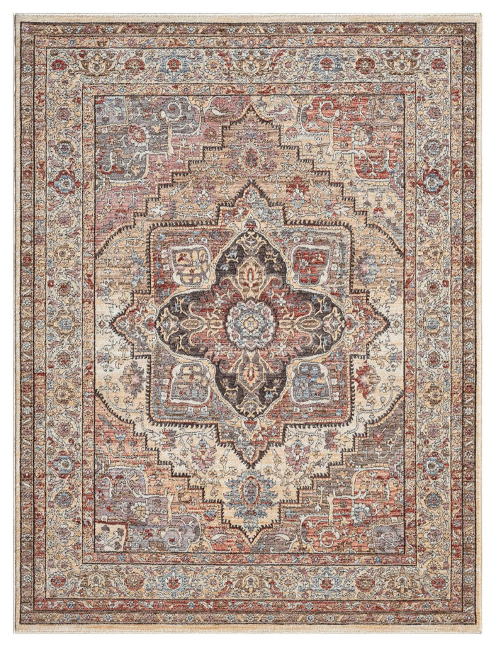 Beige/Red / 60cm x 230cm Runner