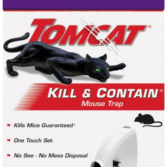 Tomcat Kill & Contain Mouse Trap, Covered, 2 Pack