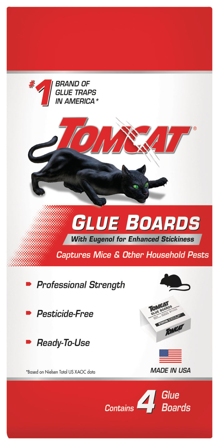 Tomcat Pest Glue Board, 4 Pack