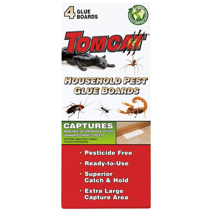 Tomcat Pest Glue Board, 4 Pack