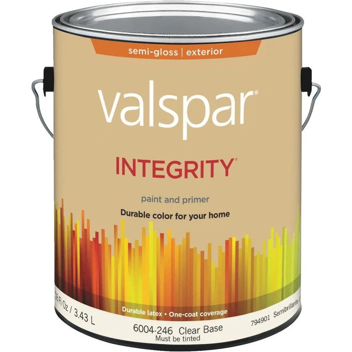 Valspar Integrity Semi-Gloss Exterior Paint and Primer, 1 Gal.