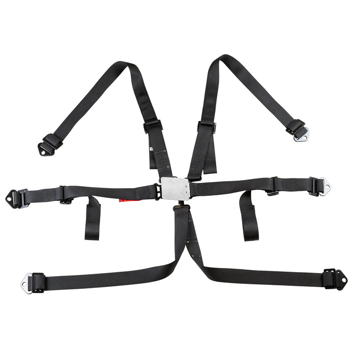 Zamp 6 Point Racing Harness 2" Pull - Up/Pull - In SFI 16.1 - Fast Racer