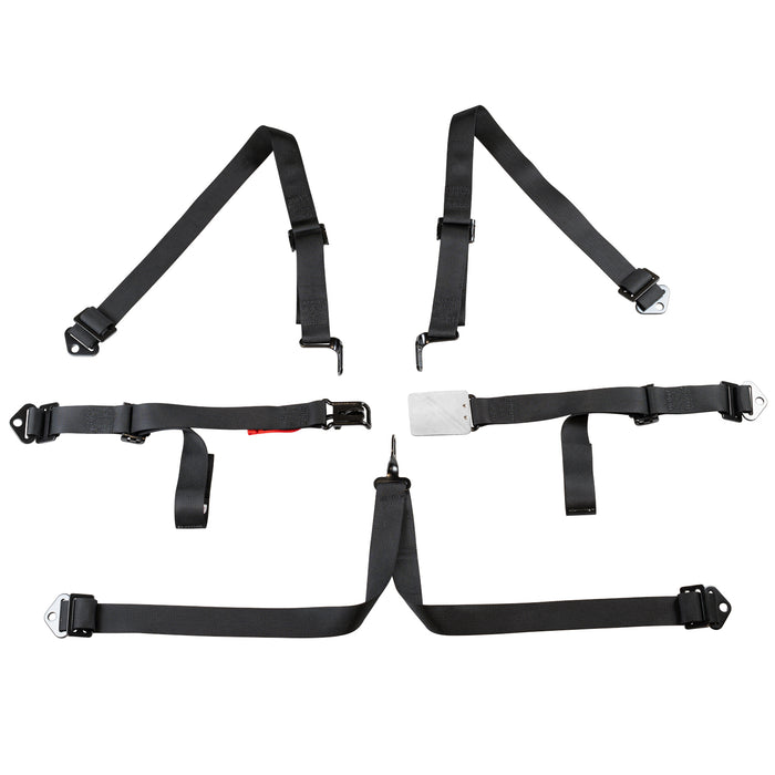 Zamp 6 Point Racing Harness 2" Pull - Up/Pull - In SFI 16.1 - Fast Racer